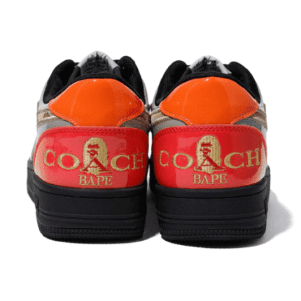 BAPESTA x Coach Low Multicolor Shoes