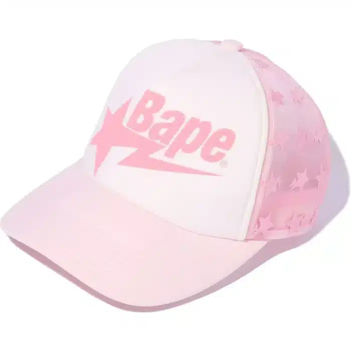 BAPESTA Pattern All Mesh Cap