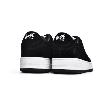 BAPE STA Suede Black Low Top Sneakers